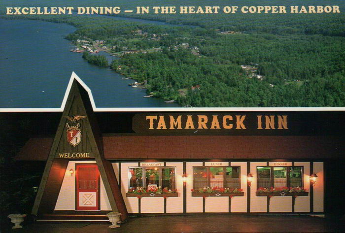 Tamarack Inn Restaurant - Old Postcard
